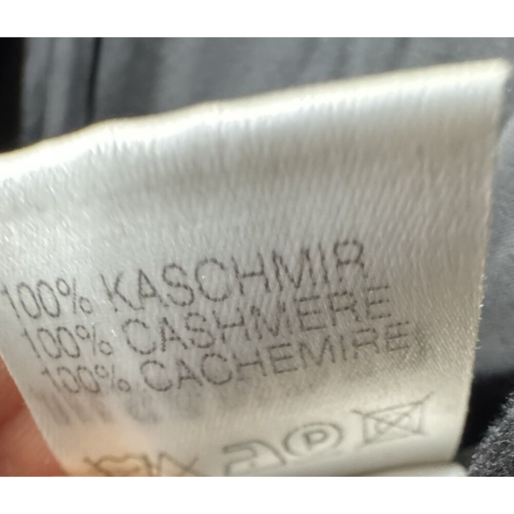 Jil Sander Italy 100% Cashmere Coat Black Size 36 Quiet Luxury - Picture 8 of 8